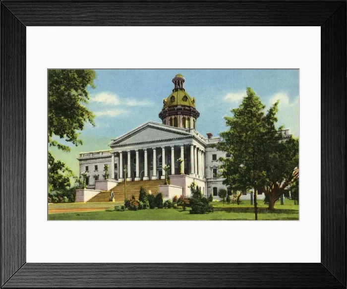 Framed Print : South Carolina State Capitol, Columbia, S. C. 1942. Creator: Unknown Framed Print : South Carolina State Capitol, Columbia, S. C. 1942. Creator: Unknown
