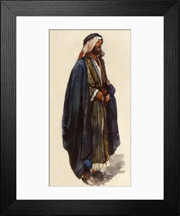 Framed Print : Arab Farmer. Neighbourhood of Jerusalem, 1902. Creator: John Fulleylove Framed Print : Arab Farmer. Neighbourhood of Jerusalem, 1902. Creator: John Fulleylove