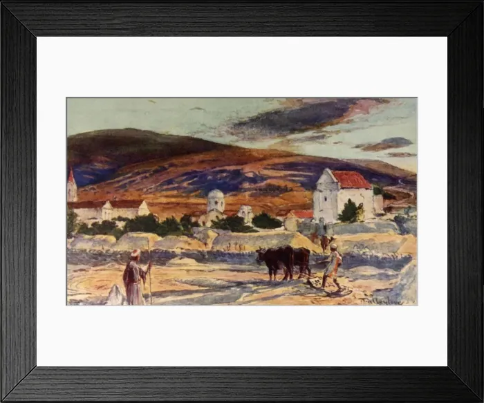 Framed Print : Cana of Galilee, 1902. Creator: John Fulleylove Framed Print : Cana of Galilee, 1902. Creator: John Fulleylove