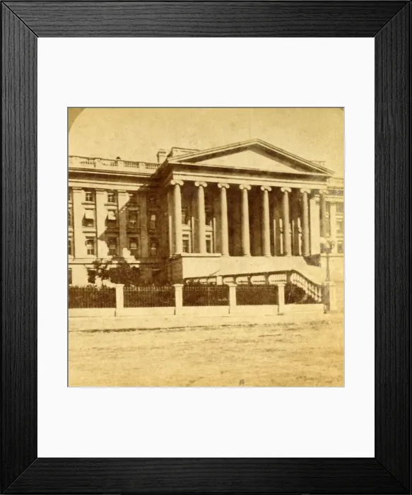 Framed Print : Treasury Department, Washington, D. C. c1880s. Creator: Unknown Framed Print : Treasury Department, Washington, D. C. c1880s. Creator: Unknown
