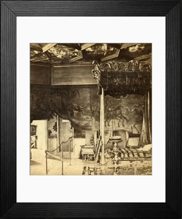 Framed Print : Palace of Holyrood. Queen Marys Bedroom, c1912. Creator: Unknown Framed Print : Palace of Holyrood. Queen Marys Bedroom, c1912. Creator: Unknown