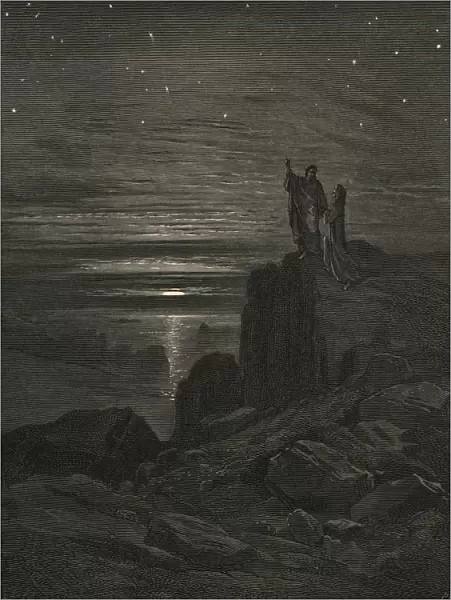 Thence issuing we again beheld the stars, c1890. Creator: Gustave Doré