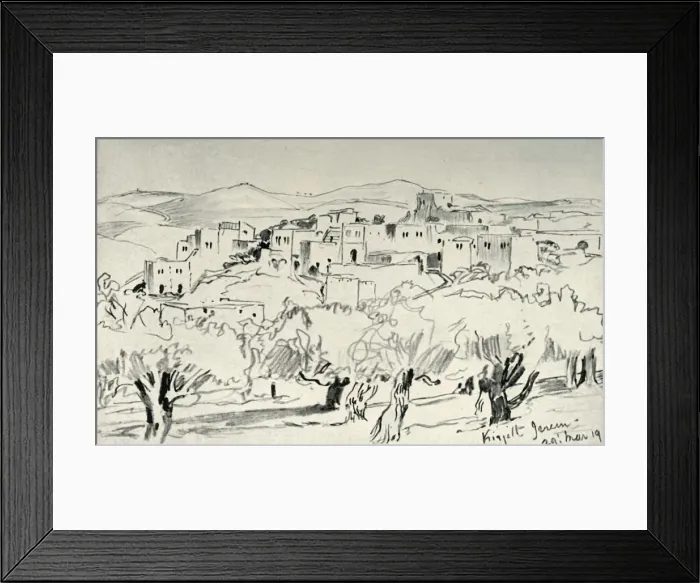 Framed Print : Kirjath-Jearim, 1902. Creator: John Fulleylove Framed Print : Kirjath-Jearim, 1902. Creator: John Fulleylove