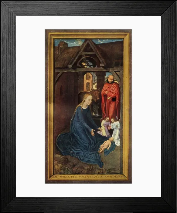 Framed Print : The Nativity, 1479. Creator: Hans Memling Framed Print : The Nativity, 1479. Creator: Hans Memling