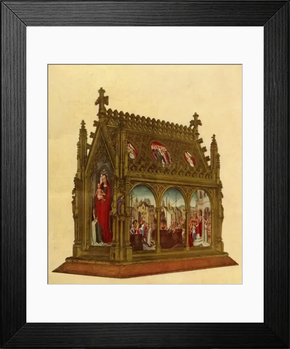 Framed Print : Reliquary of Saint Ursula, c1489. Creator: Unknown Framed Print : Reliquary of Saint Ursula, c1489. Creator: Unknown