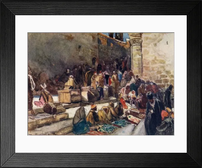 Framed Print : Entrance to the Forecourt of the Church of the Holy Sepulchure. - Jerusalem, 1902 Framed Print : Entrance to the Forecourt of the Church of the Holy Sepulchure. - Jerusalem, 1902