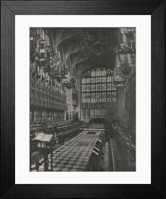 Framed Print : St Georges Chapel, Windsor, 1910. Creator: Unknown Framed Print : St Georges Chapel, Windsor, 1910. Creator: Unknown
