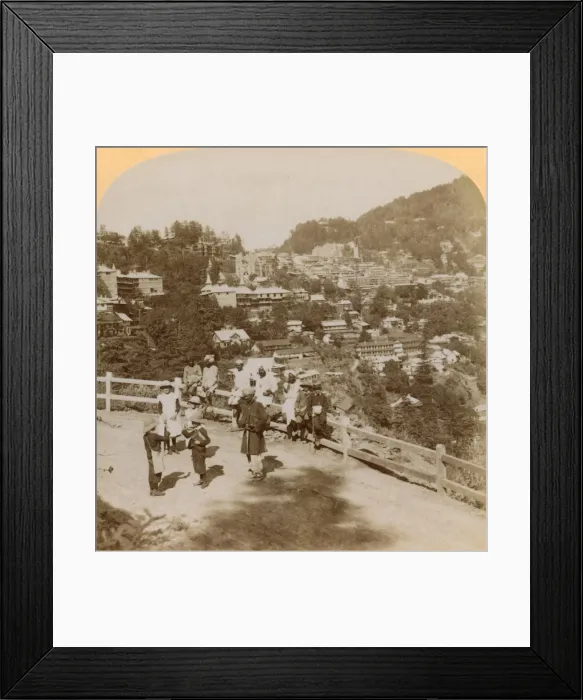 Framed Print : Simla, the beautiful Himalayan Mountain resort Framed Print : Simla, the beautiful Himalayan Mountain resort