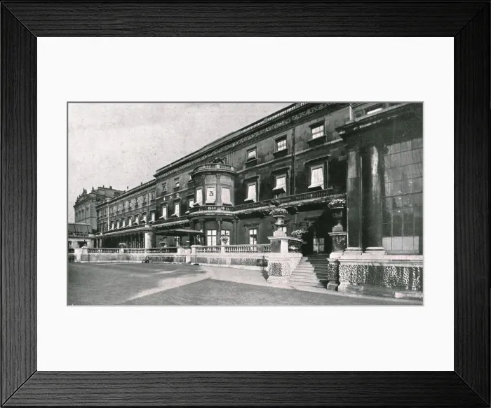 Framed Print : Buckingham Palace... showing the room in which the King died, 1910. Creator: Unknown Framed Print : Buckingham Palace... showing the room in which the King died, 1910. Creator: Unknown