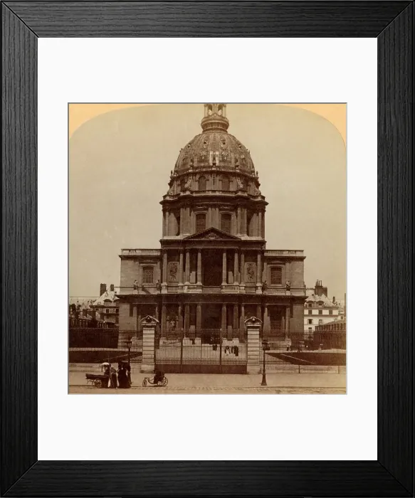 Framed Print : Dome des Invalides, where rests the mighty warrior - Tomb of Napoleon I. Paris, France, 1900 Framed Print : Dome des Invalides, where rests the mighty warrior - Tomb of Napoleon I. Paris, France, 1900