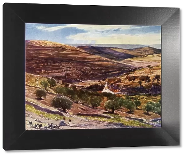 The Valley of Hinnom with the Hill of Offence, 1902. Creator: John Fulleylove