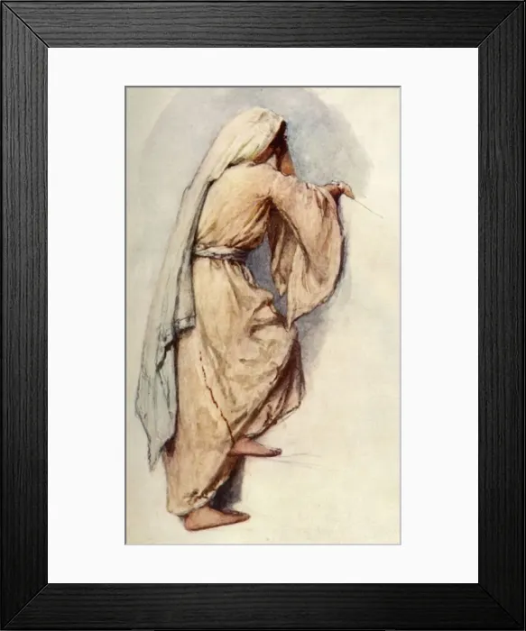 Framed Print : Study for Holiday Dress of Syrian Women, 1902. Creator: John Fulleylove Framed Print : Study for Holiday Dress of Syrian Women, 1902. Creator: John Fulleylove