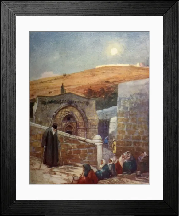 Framed Print : The Chapel of the Tomb of the Virgin at the Foot of the Mount of Olives, 1902. Creator Framed Print : The Chapel of the Tomb of the Virgin at the Foot of the Mount of Olives, 1902. Creator