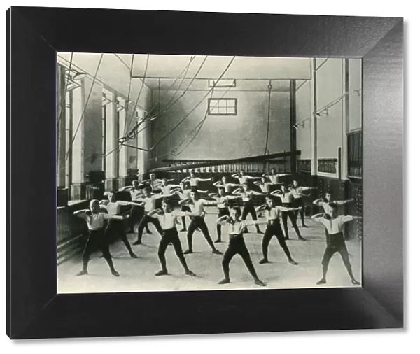 Physical Exercises at the Royal Institution for the Deaf and Dumb, Friar Gate, Derby, 1902