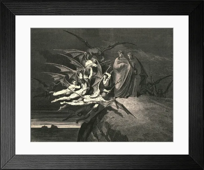 Framed Print : Be none of you outrageous, c1890. Creator: Gustave Doré Framed Print : Be none of you outrageous, c1890. Creator: Gustave Doré