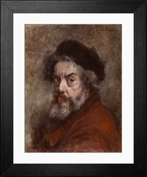 Framed Print : Self-Portrait, 1896. Creator: Desboutin, Marcellin Gilbert (1823-1902) Framed Print : Self-Portrait, 1896. Creator: Desboutin, Marcellin Gilbert (1823-1902)