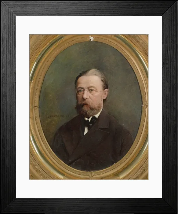 Framed Print : Portrait of the composer Bedrich Smetana. Creator: Anonymous Framed Print : Portrait of the composer Bedrich Smetana. Creator: Anonymous