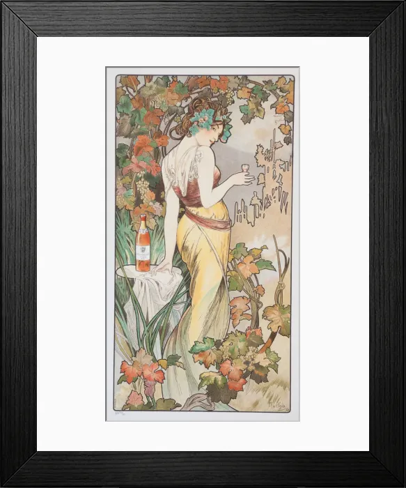 Framed Print : Cognac Bisquit, ca 1899. Creator: Mucha, Alfons Marie (1860-1939) Framed Print : Cognac Bisquit, ca 1899. Creator: Mucha, Alfons Marie (1860-1939)
