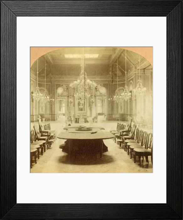 Framed Print : The Main Hall in Gambling House at Monte Carlo, 1897. Creator: BW Kilburn Framed Print : The Main Hall in Gambling House at Monte Carlo, 1897. Creator: BW Kilburn