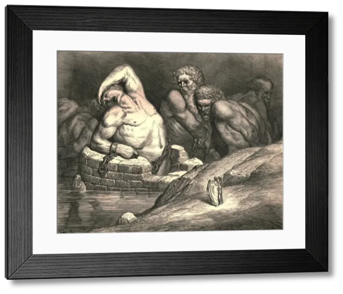 Framed Print : This proud one would of his strength against almighty Jove make trial, c1890 Framed Print : This proud one would of his strength against almighty Jove make trial, c1890