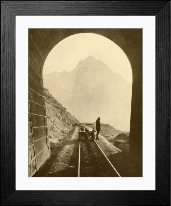 Framed Print : The Wonderful Trans-Andine Railway, 1930. Creator: ENA Framed Print : The Wonderful Trans-Andine Railway, 1930. Creator: ENA