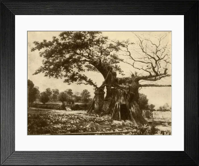 Framed Print : A Very Early Railway Station, 1930. Creator: Unknown Framed Print : A Very Early Railway Station, 1930. Creator: Unknown