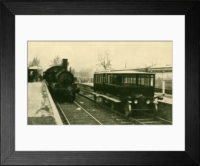 Framed Print : Old and New, 1930. Creator: Unknown Framed Print : Old and New, 1930. Creator: Unknown