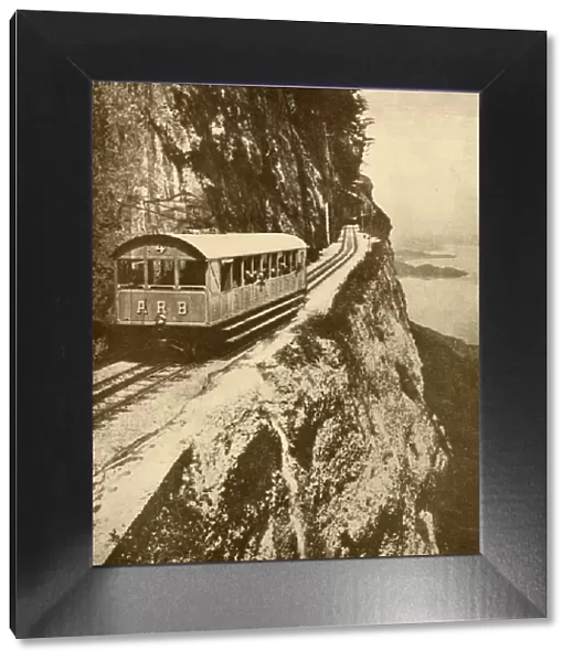 On the Arth-Rigi Railway, 1930. Creator: A. G Werthi