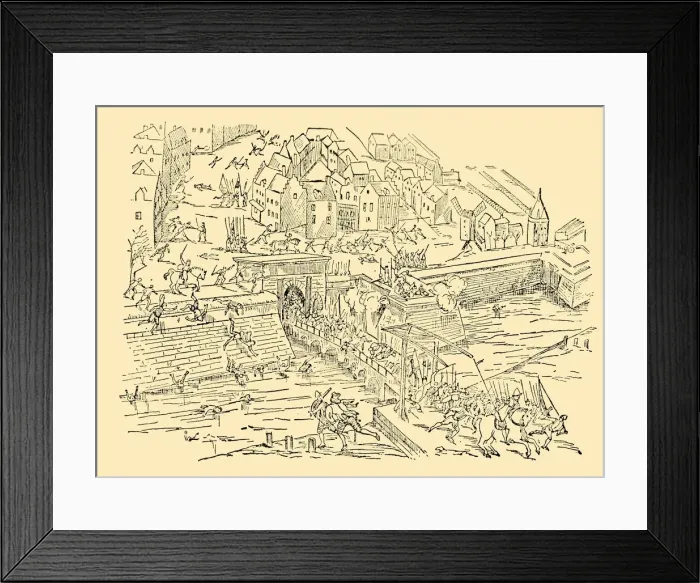 Framed Print : The Spaniards Capture Antwerp In Their Long Struggle With The Dutch, 1576, (c1930) Framed Print : The Spaniards Capture Antwerp In Their Long Struggle With The Dutch, 1576, (c1930)