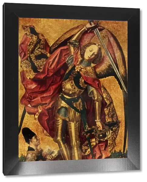 Saint Michael Triumphs over the Devil, 1468, (1946). Creator: Bartolome Bermejo