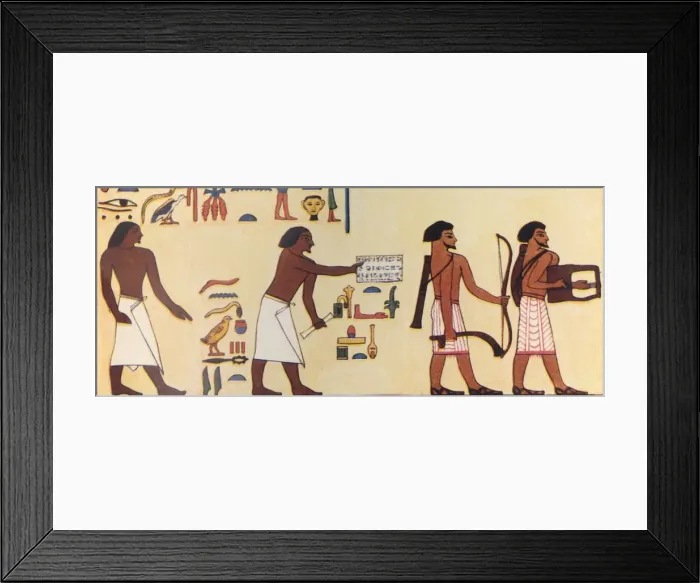 Framed Print : How An Ancient Egyptian Painted The Coming Of The Israelites Into Egypt, c1930 Framed Print : How An Ancient Egyptian Painted The Coming Of The Israelites Into Egypt, c1930