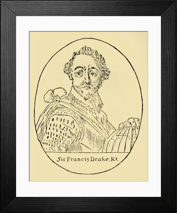 Framed Print : Sir Francis Drake, c1930. Creator: Unknown Framed Print : Sir Francis Drake, c1930. Creator: Unknown