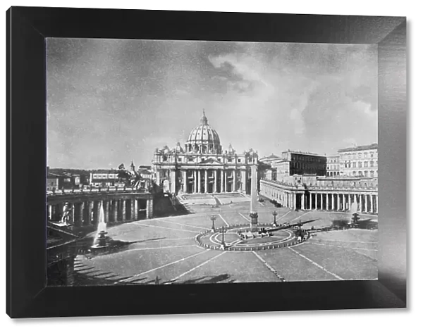 A Great Church of the Renaissance: St. Peters, Rome... c1930. Creator: Anderson