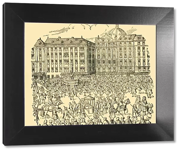 The Great Nobles of Hungary Take the Oath of Loyalty to Maria Theresa... in 1740, (c1930)