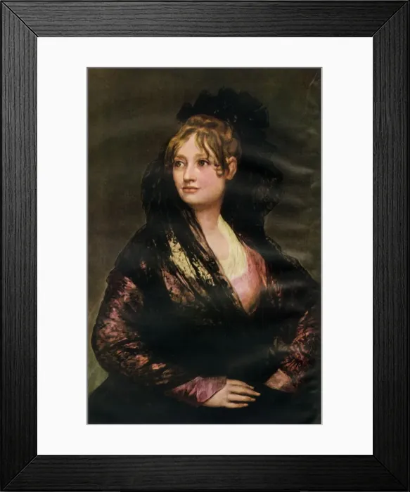 Framed Print : Dona Isabel Cobos De Porcel, c1805, (1946). Creator: Francisco Goya Framed Print : Dona Isabel Cobos De Porcel, c1805, (1946). Creator: Francisco Goya