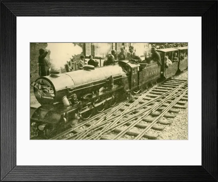 Framed Print : A Royal Engine Driver, c1930. Creator: Fox Framed Print : A Royal Engine Driver, c1930. Creator: Fox
