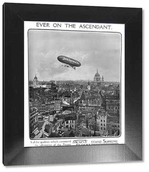 Ever on the Ascendant - John Swain & Son, Ltd. adverrtisement, 1909. Creator: Unknown