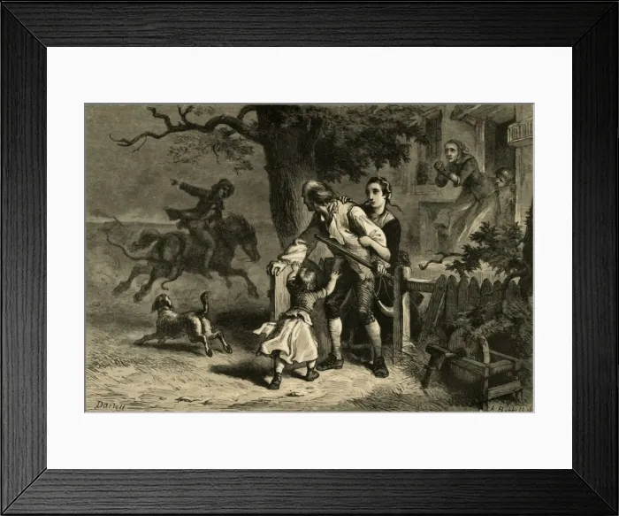 Framed Print : The Call to Arms, (1877). Creator: Albert Bobbett Framed Print : The Call to Arms, (1877). Creator: Albert Bobbett