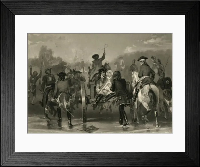 Framed Print : Braddocks Retreat, (1877). Creator: Unknown Framed Print : Braddocks Retreat, (1877). Creator: Unknown