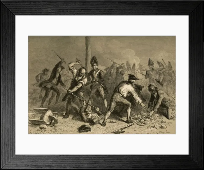 Framed Print : Defence of the Liberty Pole in New York, (1877). Creator: Albert Bobbett Framed Print : Defence of the Liberty Pole in New York, (1877). Creator: Albert Bobbett