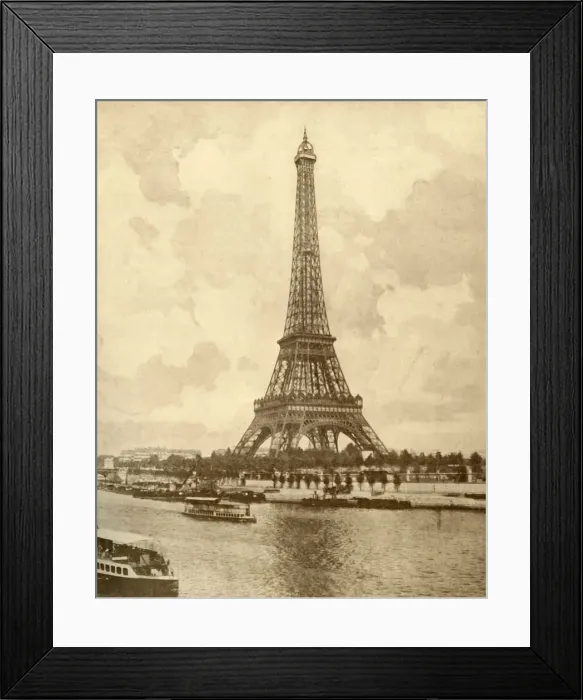 Framed Print : The Eiffel Tower, c1930. Creator: Unknown