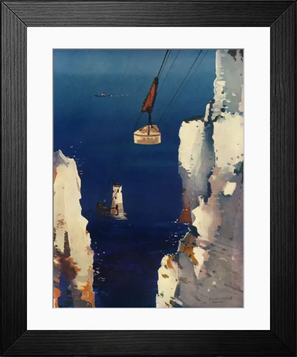 Framed Print : Building a Lighthouse, c1930. Creator: Unknown Framed Print : Building a Lighthouse, c1930. Creator: Unknown
