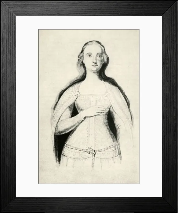 Framed Print : Anne of Bohemia, (1947). Creator: Unknown Framed Print : Anne of Bohemia, (1947). Creator: Unknown