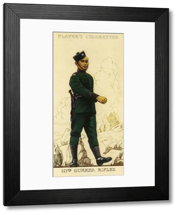 Framed Print : 10th Gurkha Rifles, 1936. Creator: Unknown Framed Print : 10th Gurkha Rifles, 1936. Creator: Unknown