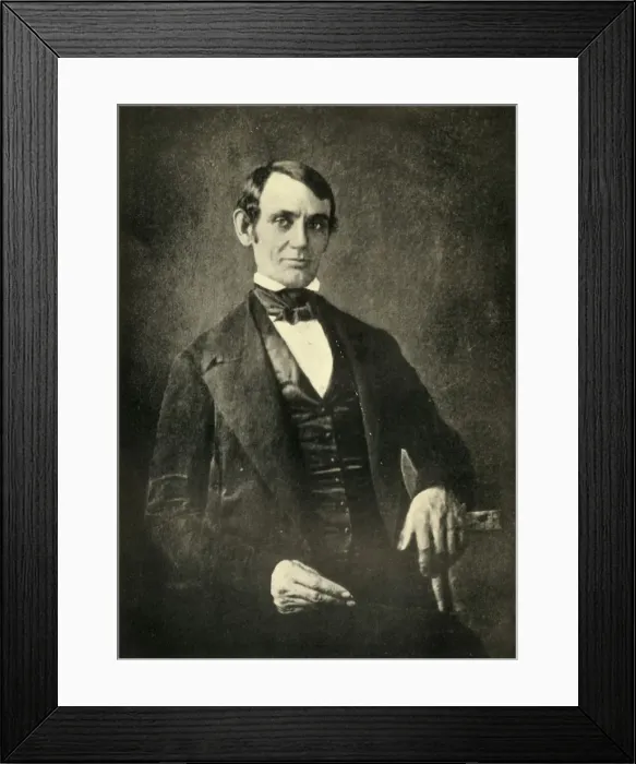 Framed Print : Abraham Lincoln, 1848, (1930). Creator: Unknown Framed Print : Abraham Lincoln, 1848, (1930). Creator: Unknown