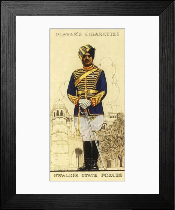 Framed Print : Gwalior State Forces, 1936. Creator: Unknown Framed Print : Gwalior State Forces, 1936. Creator: Unknown