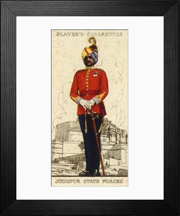 Framed Print : Jodhpur State Forces, 1936. Creator: Unknown Framed Print : Jodhpur State Forces, 1936. Creator: Unknown