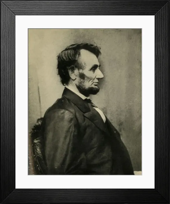 Framed Print : Abraham Lincoln, 1864, (1930). Creator: Unknown Framed Print : Abraham Lincoln, 1864, (1930). Creator: Unknown