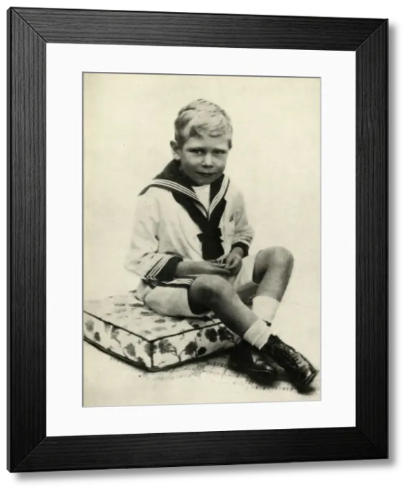 Framed Print : King George VI on Holiday at Osborne in 1899, 1937. Creator: Unknown Framed Print : King George VI on Holiday at Osborne in 1899, 1937. Creator: Unknown