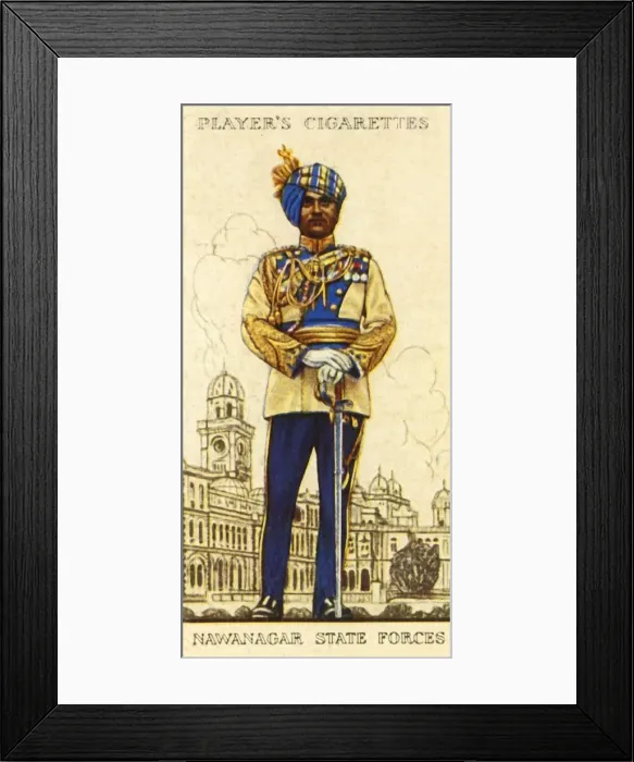 Framed Print : Nawanagar State Forces, 1936. Creator: Unknown Framed Print : Nawanagar State Forces, 1936. Creator: Unknown